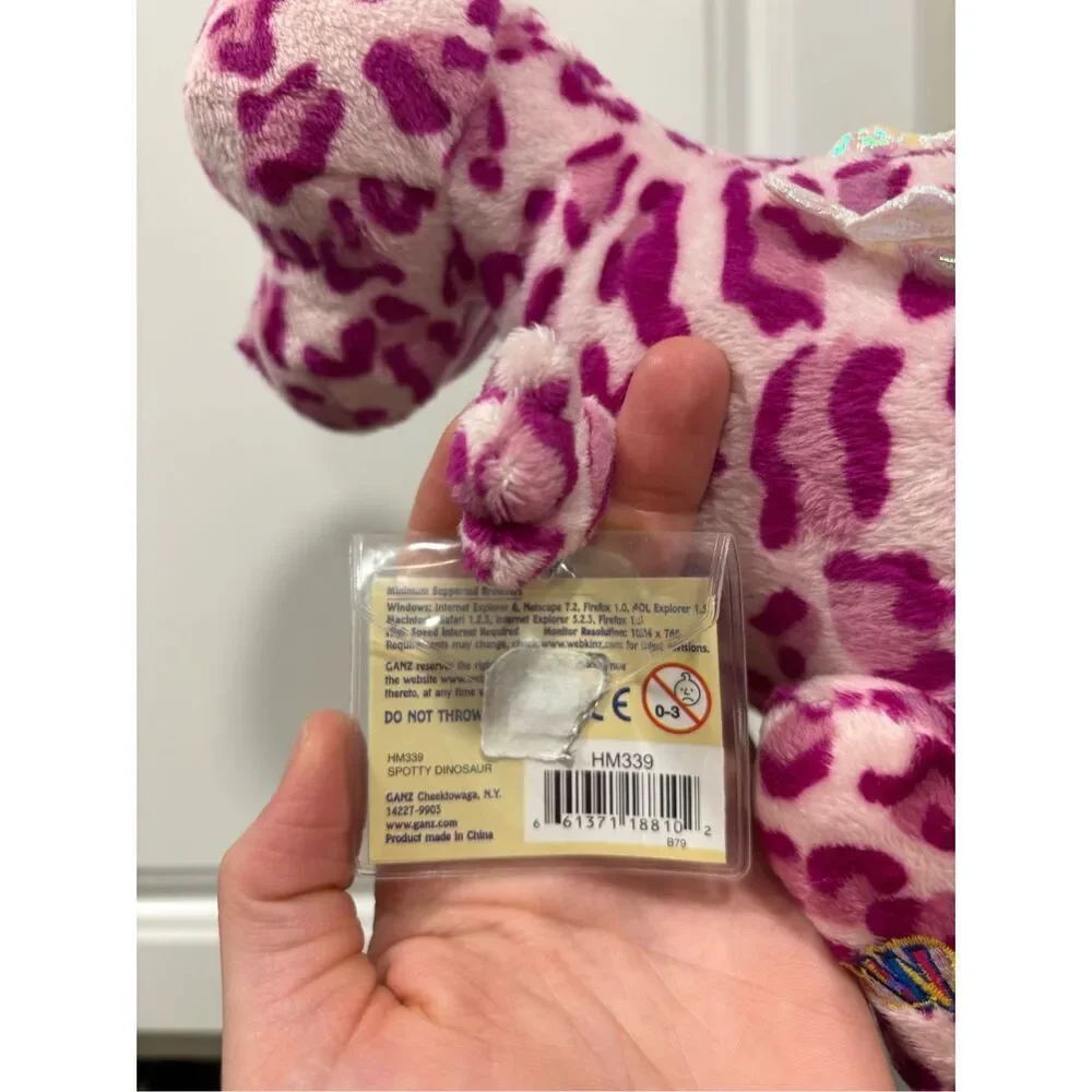 Webkinz Spotty Dinosaur New with Sealed Tag HM 339 by Ganz - Picture 5 of 5
